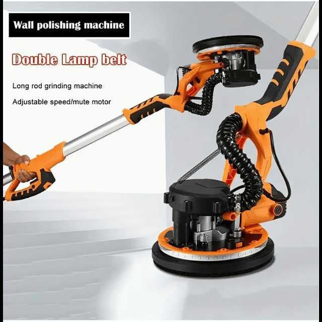 F1146 lixadeira parede excêntrica drywall 225mm 1390w lixadeira saco