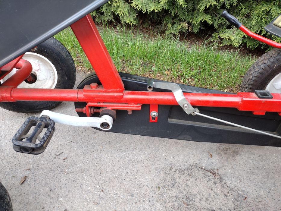 Duży gokart na pedały