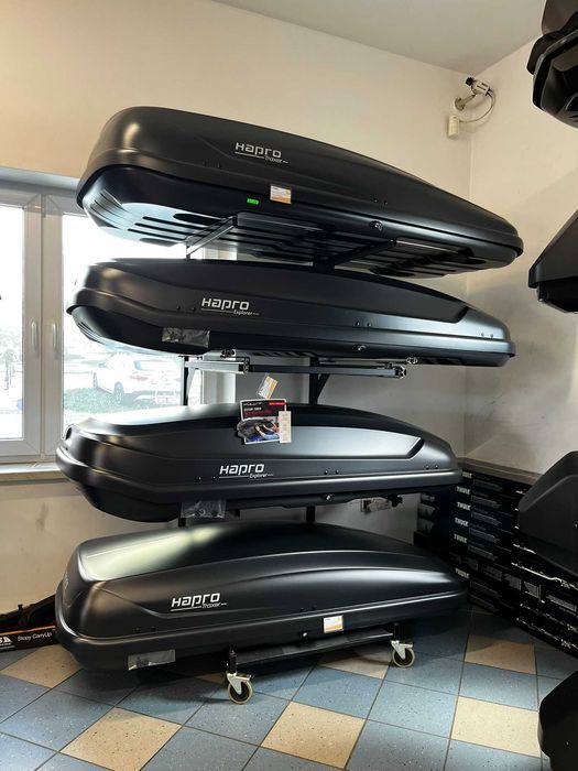 Box dachowy Hapro Explorer 500 czarny matowy 525 L Doradztwo i montaż