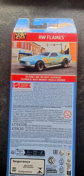 Hot Wheels HW Flames 5-pak HTV47