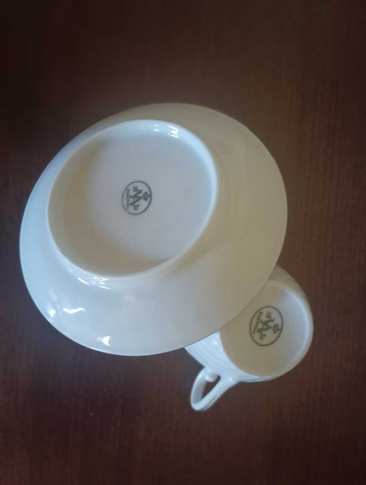 Chávena Café e Pires  - Branco Ouro da Vista Alegre