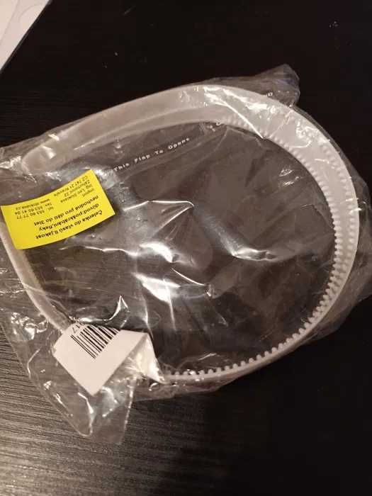 opaska biała plastik