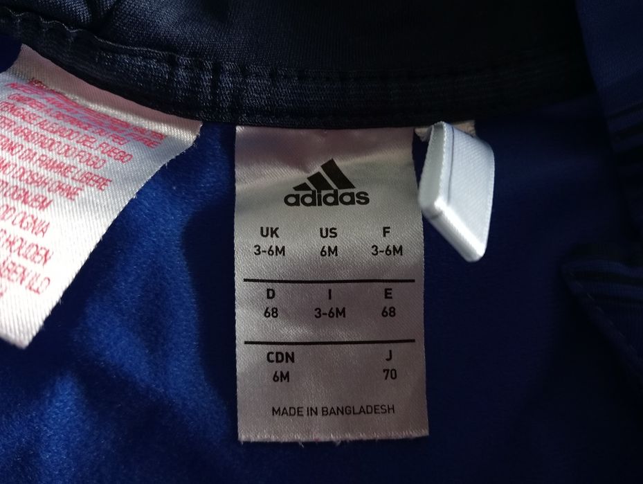 Bluza dziecięca adidas rozmiar 68