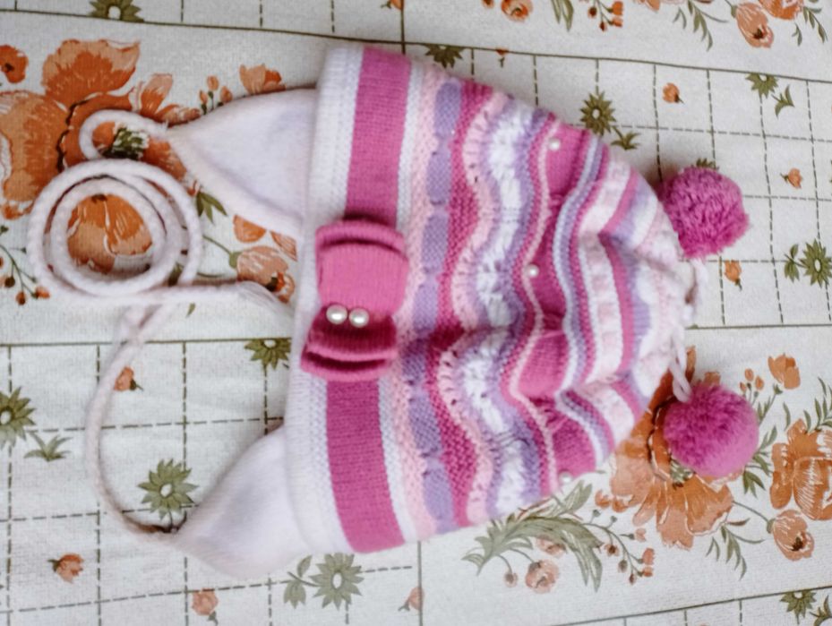 Шапка детская зимняя для девочки