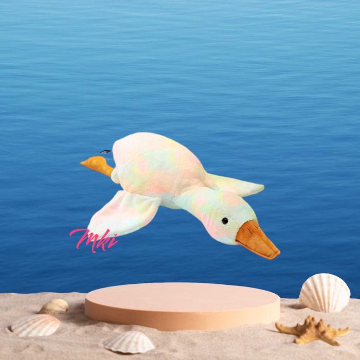 Gęś maskotka , poduszka przytulanka gigant 160 cm kolorowa