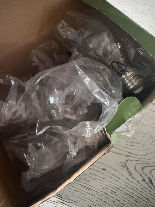 Lampki do ogrodu lub na balkon solar bulb string light warm white
