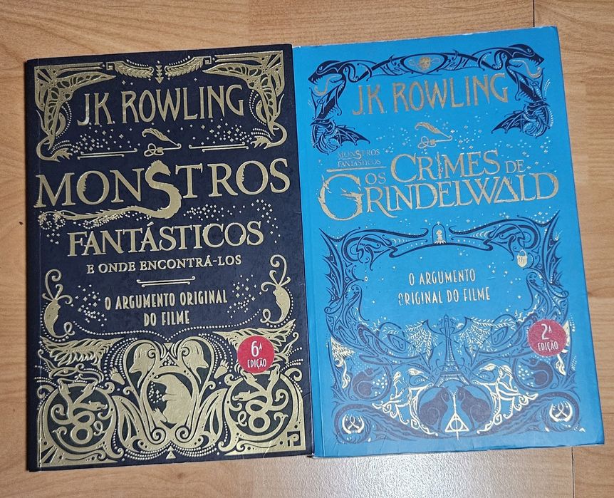 Livros Os Crimes de Grindelwald e Monstros Fantasticos