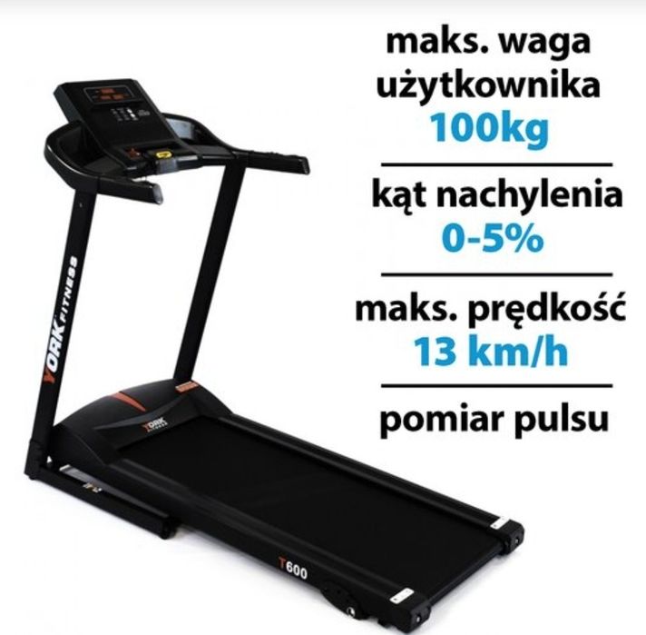 Pacer 3501 York Pacer 2500 Treadmill York Bieżnia Sprzęt Fitness