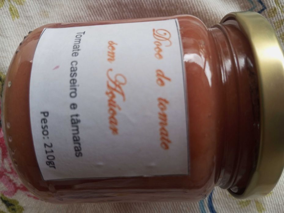 Doce de tomate biológico e sem açucar