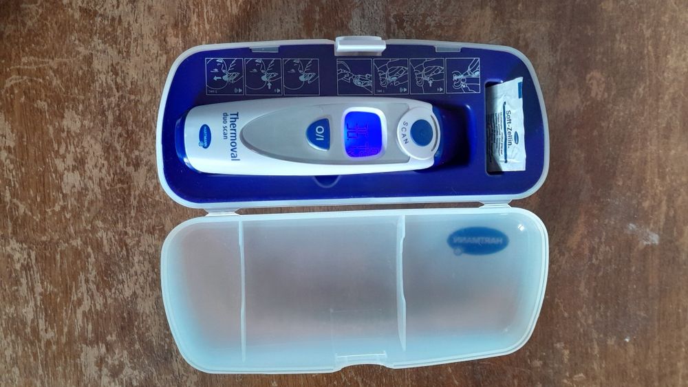 Medidor de temperatura ouvido e orelha a pilhas Harmann