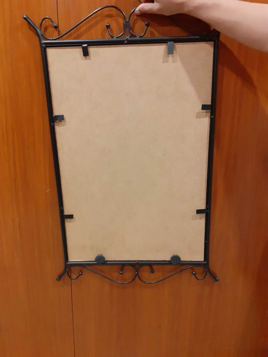 Moldura em ferro preto64284095127809123