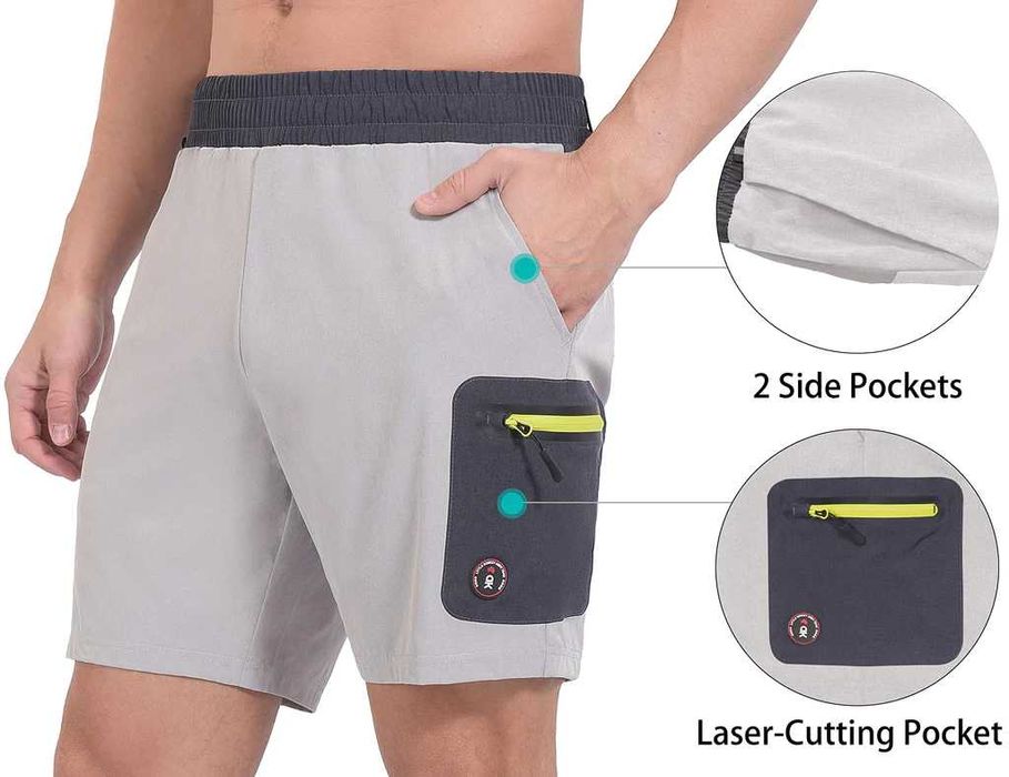 Nowe męskie krótkie spodenki / szorty M !088-M! OKAZJA !