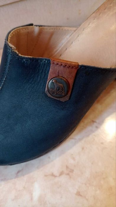 Klapki skórzane Gepard 37(23,5)