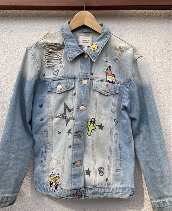 Kurtka jeansowa Forever 21 vintage