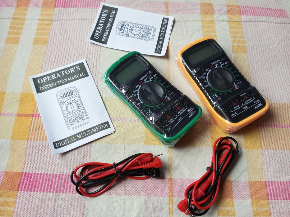 Мультиметр  XL830L с посдветкой экрана и чехлом
