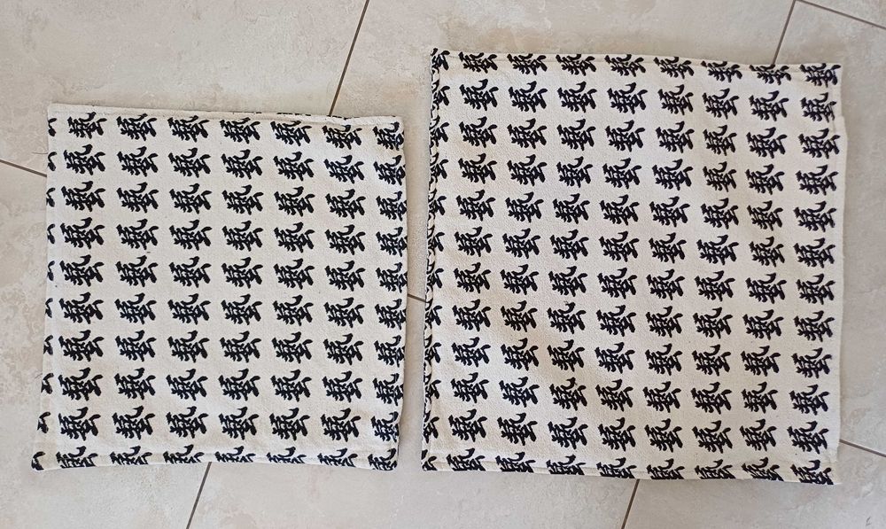 Conjunto de 2 fronhas decorativas