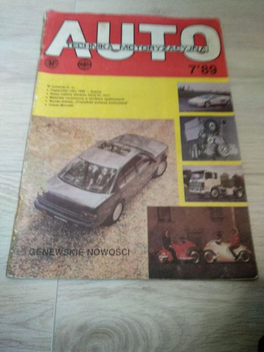 Pismo, magazyny samochodowy Auto 1989