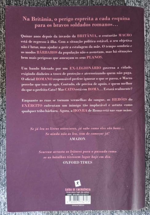 A Honra de Roma - Simon Scarrow