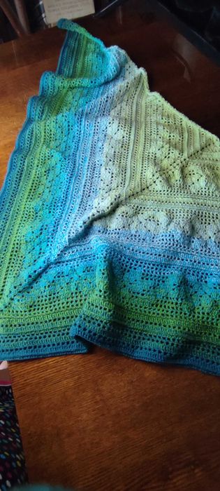 Шаль ручная работа