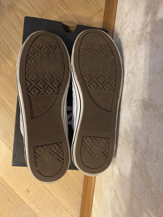 Кожаные кеды Converse, р.39