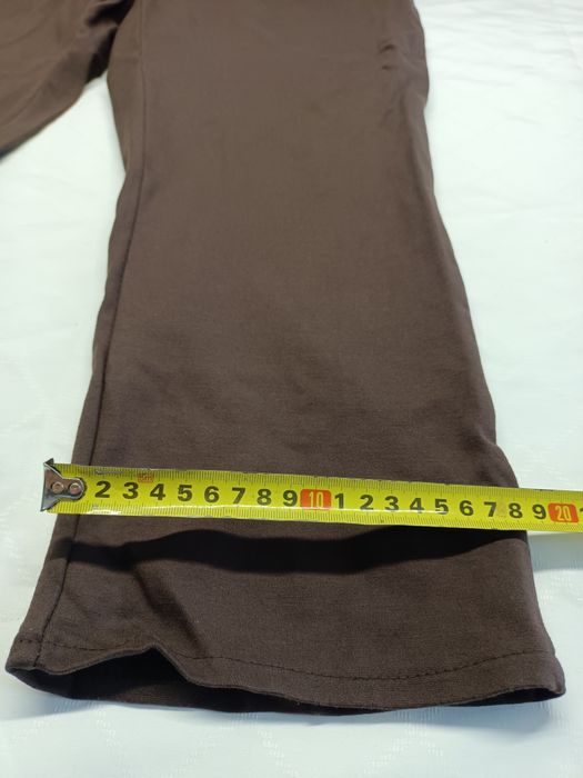 Brązowe spodnie dresowe damskie 5xl