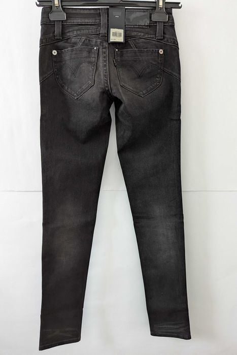 Джинси для дівчинки levi's 23 чорні бавовна еластан джінси левайс