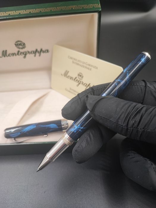 Кулькова ручка Montegrappa Z300-MB синя; повний комплект/ оригінал