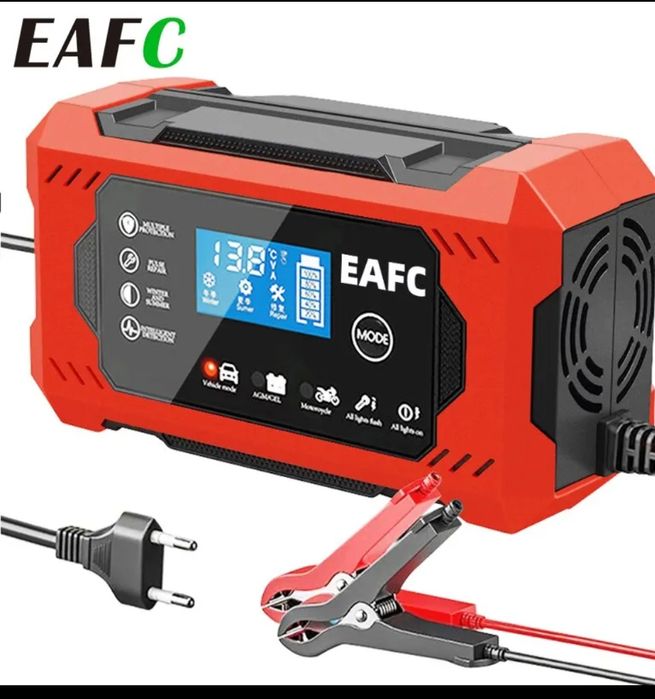 Carregador bateria carro mota 12v 6A