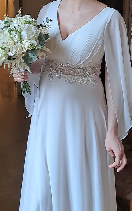 Suknia ślubna boho, 42,ciążowa weddingdress
