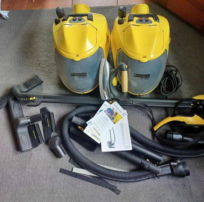 Два паропилесоси Karcher SV 1802 + професійна праска Kärcher BE 7002