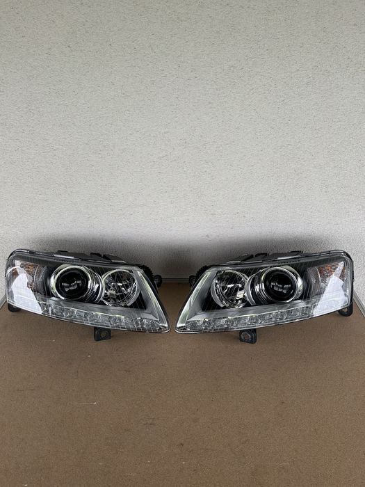 A6 C6 4F Lift xenon Led lewy prawy bixenon nieskrętny