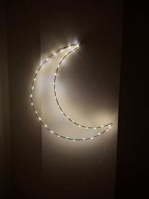 Grinalda de luz meia lua