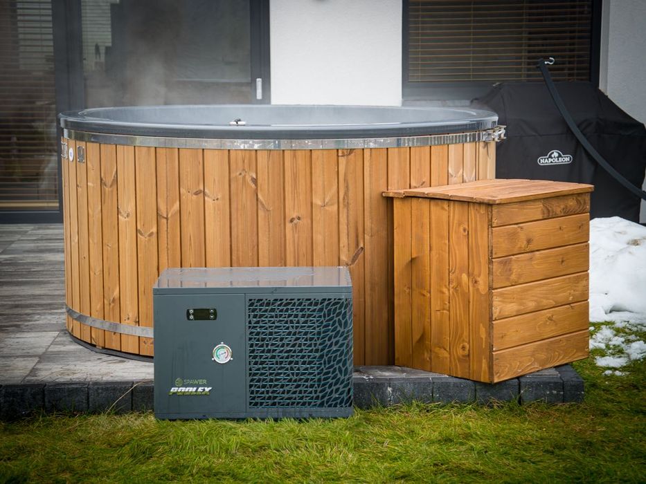 Balia ogrodowa akrylowa z pompą ciepła JACUZZI hot tub OD PRODUCENTA