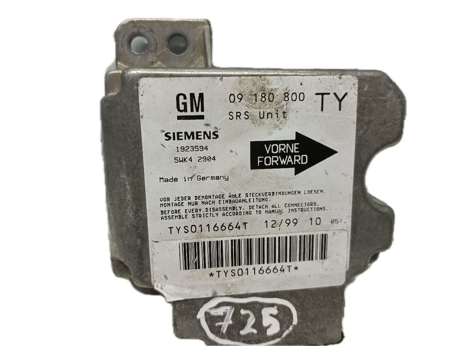 Centralina airbag OPEL Vectra B (36_)