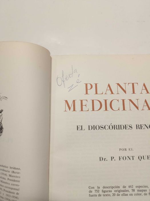 Plantas Medicinales El Dioscorides Renovado de Pio Font Quer