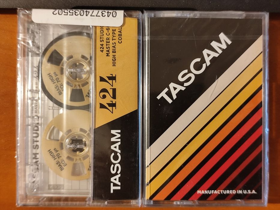 Nowe zafoliowane kasety Tascam Studio Master 424 chrom
