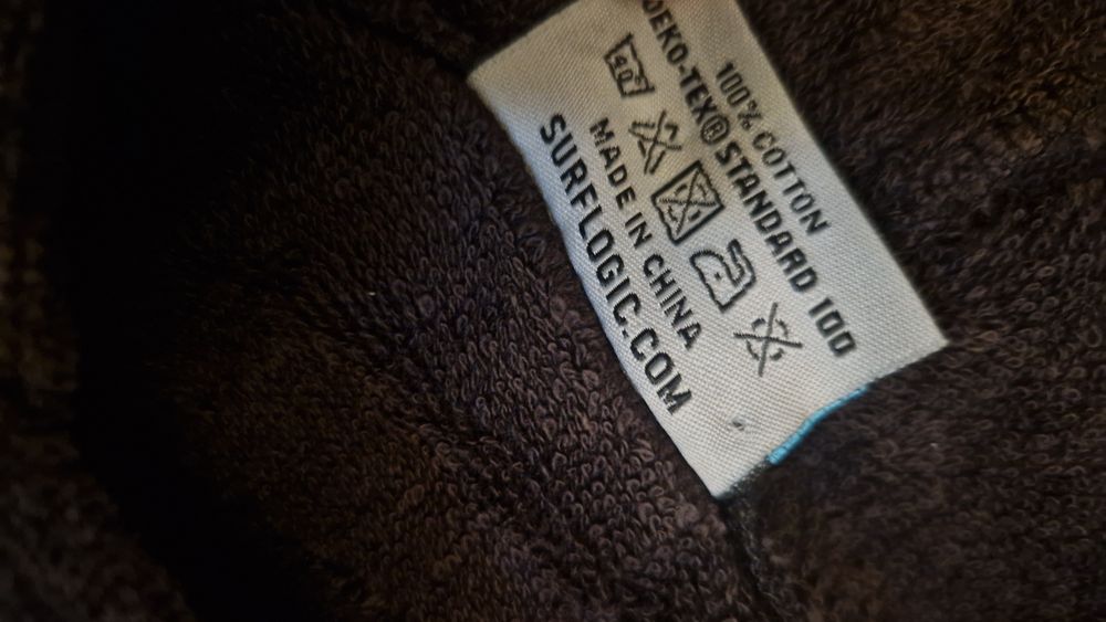 Poncho Surf Logic Black Surfing morsy morsowanie mikrofibra Bawełna 10