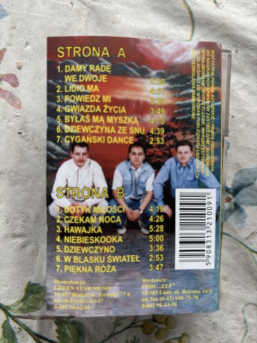 Korona Record w blasku swiateł kaseta disco polo zespolu Korona ocean snów