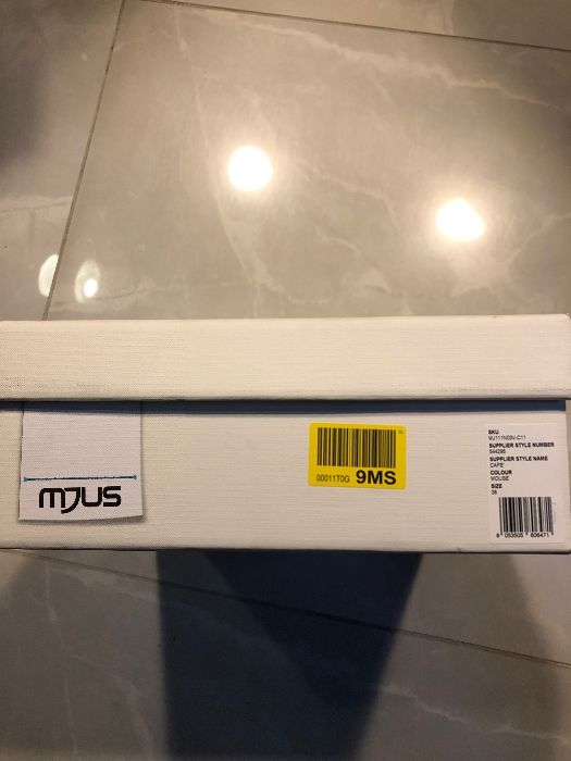 Botki sznurowane MJUS 38 skóra buty