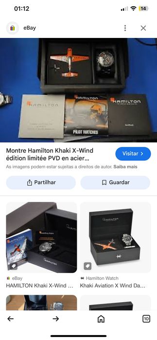 Relógio Hamilton Khaki X-Wind Automático edição Limitada n 1996 Novo
