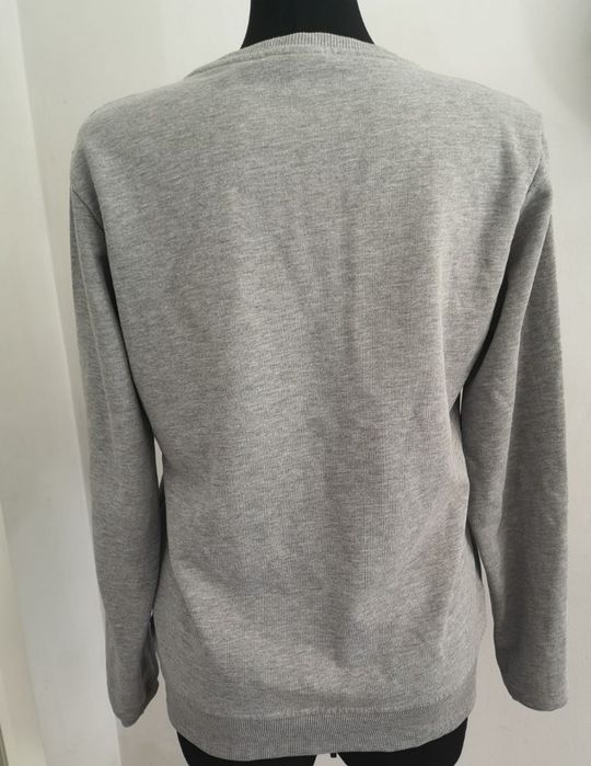 Bluza dresowa męska supreme vertical logo crewneck (grey/red) M