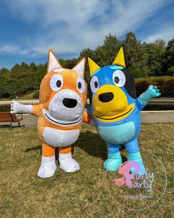 Żywa maskotka STITCH ANGEL BLUEY BINGO - urodziny piknik przedszkole