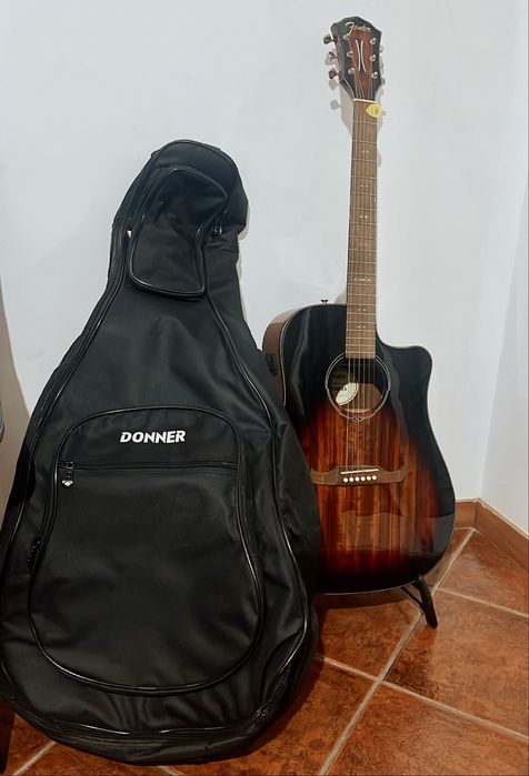 Guitarra Fender FA 325CE Dreadnought DAO exotic