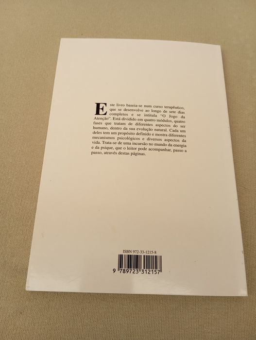 Livro O jogo da atenção