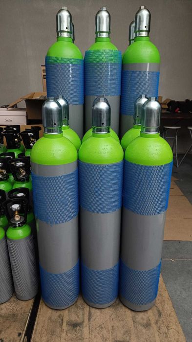 Nowa Butla HP Matka PCP Bank powietrza 300 450 bar 50L Paintball FV
