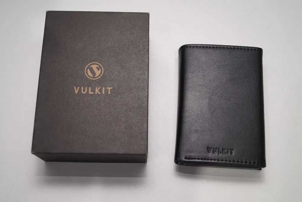 306 Vulkit męskie etui na karty portfel męski zabezpieczeniem RFID