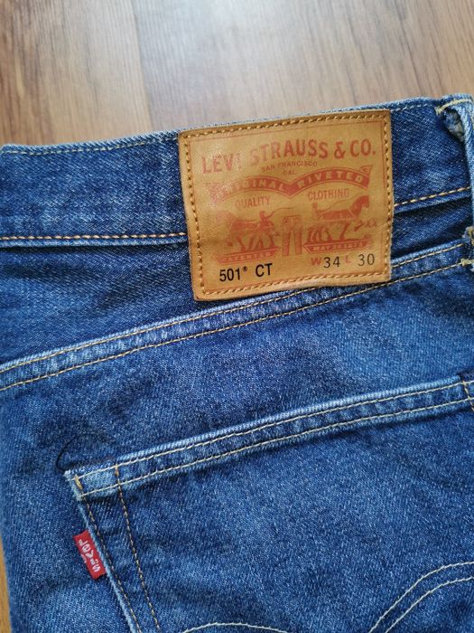 Levi's 501 CT W34 L30 spodnie jeansowe jeansy Levis