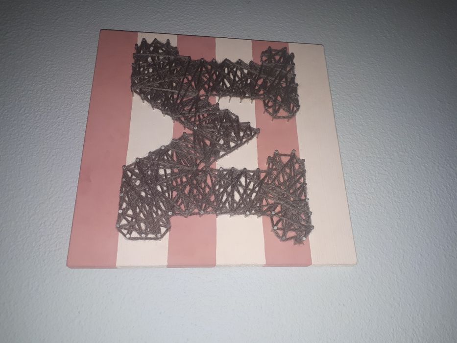Quadro Bebé String Art Personalizável