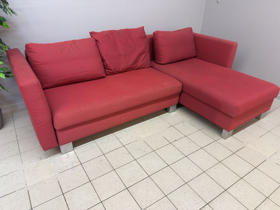 Ładny narożnik Ikea  z funkcją spania pojemnik sofa dowóz wysyłka