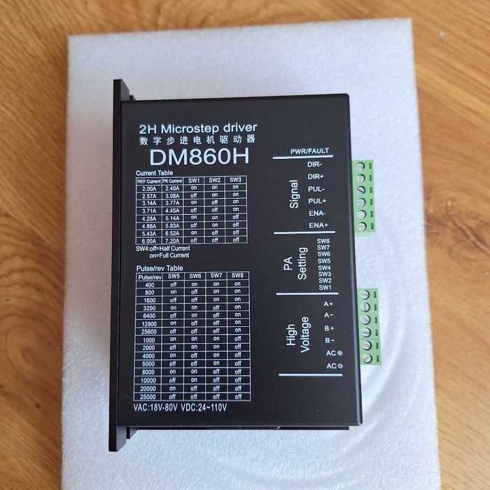 Zestaw CNC 3osie NEMA 34 12Nm sterownik silnik